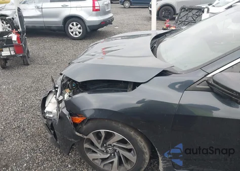 2018 Honda Civic Ex from USA, damaged, VIN 2HGFC2F78JH516042